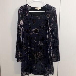 Velvet Burnout Dress - Urban Outfitters - M